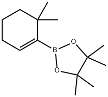 2-(6,6-DiMethyl-1-cyclohexen-1-yl)-4,4,5,5-tetraMethyl-1,3,2-dioxaborolane Struktur