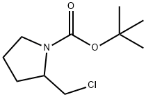 1-BOC-2-Chloromethyl-pyrrolidine Struktur