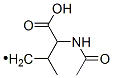 Propyl,  3-(acetylamino)-3-carboxy-2-methyl-  (9CI) Struktur