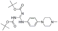 (Z)-tert-butyl (tert-butoxycarbonylaMino)(4-(4-Methylpiperazin-1-yl)phenylaMino)MethylenecarbaMate Struktur