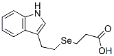 3-[[2-(1H-Indol-3-yl)ethyl]seleno]propionic acid Struktur