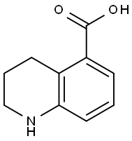 1,2,3,4-TETRAHYDROQUINOLINE-5-CARBOXYLIC ACID Structure