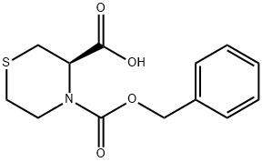 (R)-4-CBZ-THIOMORPHOLINE-3-CARBOXYLIC ACID Struktur