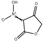 2,4(3H,5H)-Furandione,  3-aci-nitro- Struktur