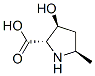 L-Proline, 3-hydroxy-5-methyl-, (2alpha,3beta,5beta)- (9CI) Struktur