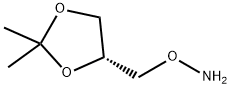 (R)-O-[(2,2-DIMETHYL-1,3-DIOXOLAN-4-YL)METHYL]-HYDROXYAMINE HYDROCHLORIDE Struktur