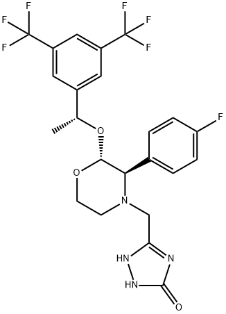 (R,R,R)-アプレピタント 化學(xué)構(gòu)造式