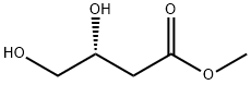 Butanoic acid, 3,4-dihydroxy-, methyl ester, (3R)- Struktur