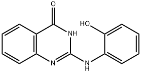 2-((2-hydroxyphenyl)amino)-4(3H)-quinazolinone Struktur