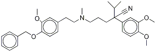 p-O-Desmethyl p-O-Benzyl Verapamil Struktur