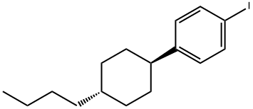 1-(TRANS-4-N-BUTYLCYCLOHEXYL)-4-IODOBENZENE Structure