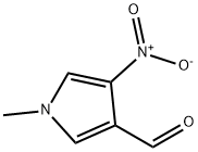 1H-Pyrrole-3-carboxaldehyde,1-methyl-4-nitro-(9CI) Struktur