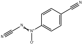 4-(Cyano-NNO-azoxy)benzonitrile Struktur