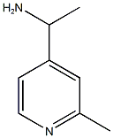 4-Pyridinemethanamine,alpha,2-dimethyl-(9CI) Struktur