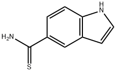 1H-INDOLE-5-CARBOTHIOIC ACID AMIDE Struktur