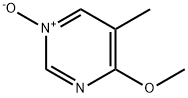 Pyrimidine, 4-methoxy-5-methyl-, 1-oxide (9CI) Struktur