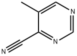 4-Pyrimidinecarbonitrile, 5-methyl- (9CI) Struktur