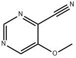 4-Pyrimidinecarbonitrile, 5-methoxy- (9CI) Struktur