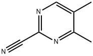 2-Pyrimidinecarbonitrile, 4,5-dimethyl- (9CI) Struktur