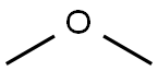 Dimethyl ether Struktur