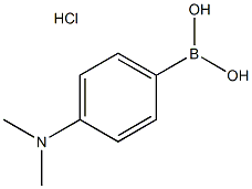 4-(N,N-Dimethylamino)phenylboronic acid hydrochloride salt Struktur