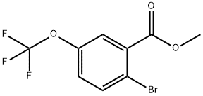 Methyl2-bromo-5-(trifluoromethoxy)benzoate Struktur