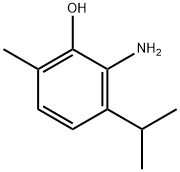 Phenol, 2-amino-6-methyl-3-(1-methylethyl)- (9CI) Struktur