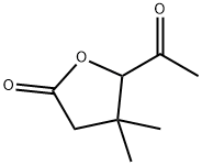 2(3H)-Furanone, 5-acetyldihydro-4,4-dimethyl- (9CI) Struktur