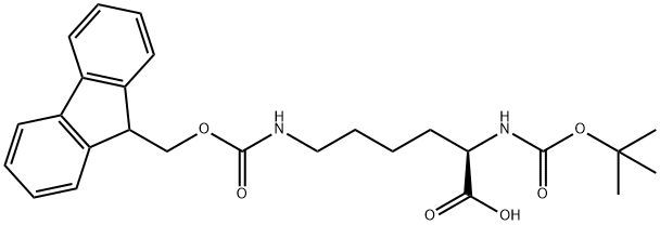 N-Boc-N'-Fmoc-D-lysine Struktur