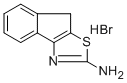 8H-INDENO[1,2-D]THIAZOL-2-AMINE HYDROBROMIDE Struktur