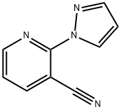 2-(1H-PYRAZOL-1-YL)NICOTINONITRILE Struktur