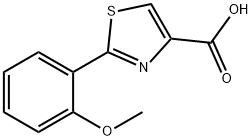 4-Thiazolecarboxylic acid, 2-(2-Methoxyphenyl)- Struktur