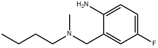 2-{[Butyl(methyl)amino]methyl}-4-fluoroaniline Struktur