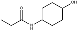 PropanaMide, N-(4-hydroxycyclohexyl)- Struktur