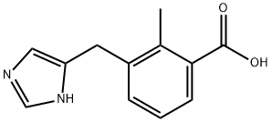 3-(1H-IMIDAZOL-4-YLMETHYL)-2-METHYL-BENZOIC ACID Struktur