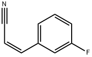 2-Propenenitrile,3-(3-fluorophenyl)-,(Z)-(9CI) Struktur