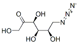 D-Fructose, 6-azido-6-deoxy- Struktur