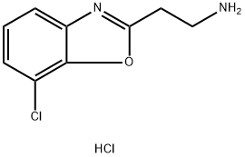 2-(7-chloro-1,3-benzoxazol-2-yl)ethanamine hydrochloride Struktur