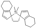 (S,S)-ETHYLENEBIS-(4,5,6,7-TETRAHYDRO-1-INDENYL)-DIMETHYLTITANIUM(IV) Struktur