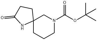 1,7-Diazaspiro[4.5]decane-7-carboxylic acid, 2-oxo-, 1,1-diMethylethyl ester Struktur