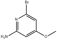 2-aMino-6-broMo-4-Methoxypyridine Struktur