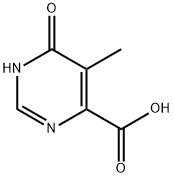 6-Hydroxy-5-MethylpyriMidine-4-carboxylic acid Struktur