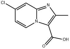 7-chloro-2-MethyliMidazo[1,2-a]pyridine-3-carboxylic acid Struktur