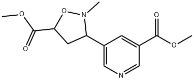 N-Methyl-3-[3-(5-methoxycarbonylpyridyl)-5-isoxazolecarboxylic Acid Methyl Ester Struktur