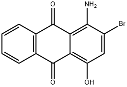 1-Amino-2-bromo-4-hydroxy-9,10-anthraquinone Struktur