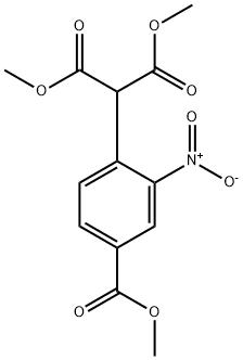 1,3-DiMethyl 2-[4-(Methoxycarbonyl)-2-nitrophenyl]propanedioate Struktur