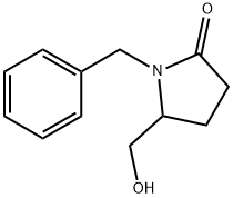 (R)-1-BENZYL-5-HYDROXYMETHYL-2- PYRROLIDINONE Struktur