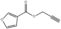 3-Furancarboxylicacid,2-propynylester(9CI) Struktur