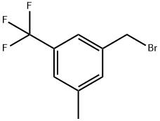 1-(bromomethyl)-3-methyl-5-(trifluoromethyl)Benzene Struktur