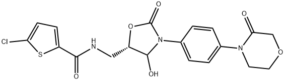 Rivaroxaban Hydroxyoxazalone Metabolite
(Mixture of Diastereomers) Struktur